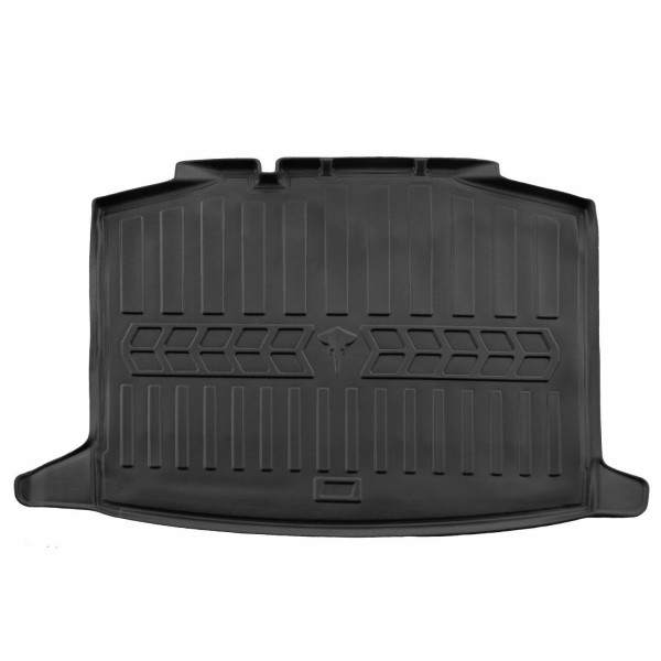 Kofferraummatte 3D aus Gummi SKODA Rapid 2012-2019 (Spaceback/lower trunk) / 6020321 / erhöhte kanten