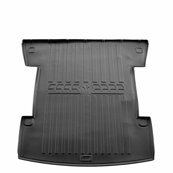 Kofferraummatte 3D aus Gummi VOLKSWAGEN Caddy III 2K 2003-2020 (5 of 7 seats/long base) / 6024521 / erhöhte kanten