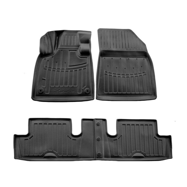 3D gummimatten CITROEN Grand C4 Picasso 2013-2022, 4 pc. / schwarz / 5003034 / erhöhte kanten