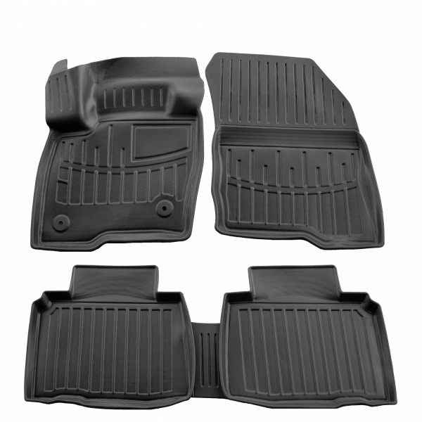 3D gummimatten FORD Edge CD539 2014-2024, 5 pc. / schwarz / 5007275 / erhöhte kanten