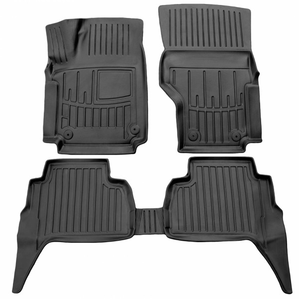 3D gummimatten VOLKSWAGEN Amarok 2010-2022, 5 pc. / schwarz / 5024415 / erhöhte kanten