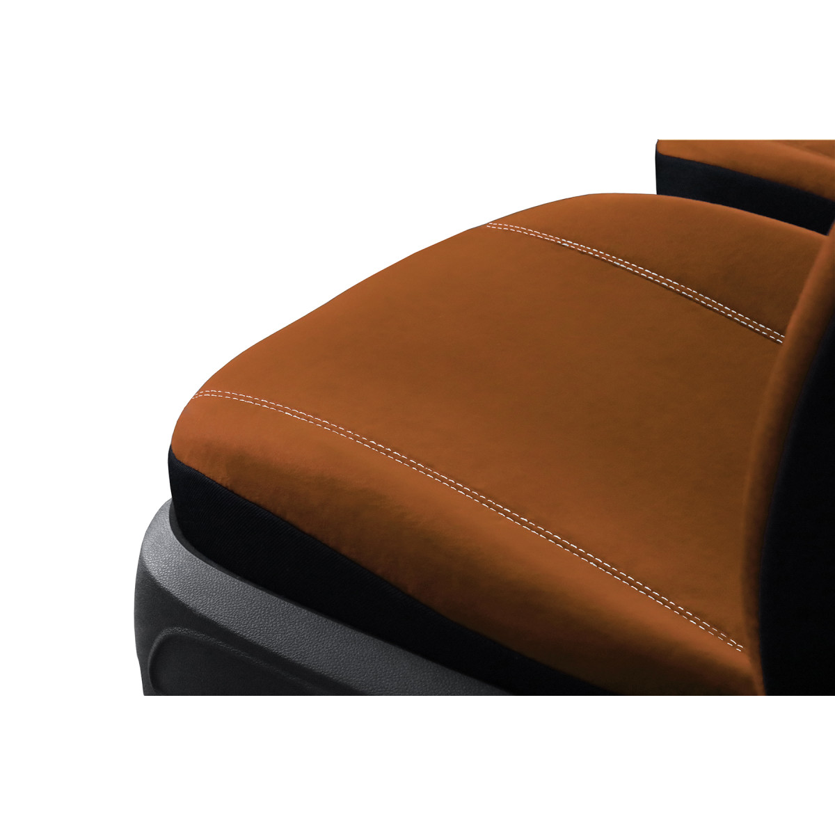 Sitzbezüge Leder dunkelbraun Tabac / Havanne, für 1 Auto