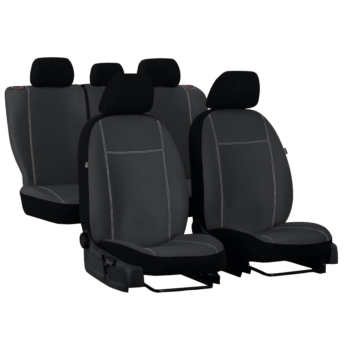 COKYIS Auto Sitzbezüge Für Seat Ateca 2016 2017 2018 2019, Vordersitze  Rücksitzschoner Kunstleder Airbag kompatibel Allwetter Komfortables  Sitzbezüge