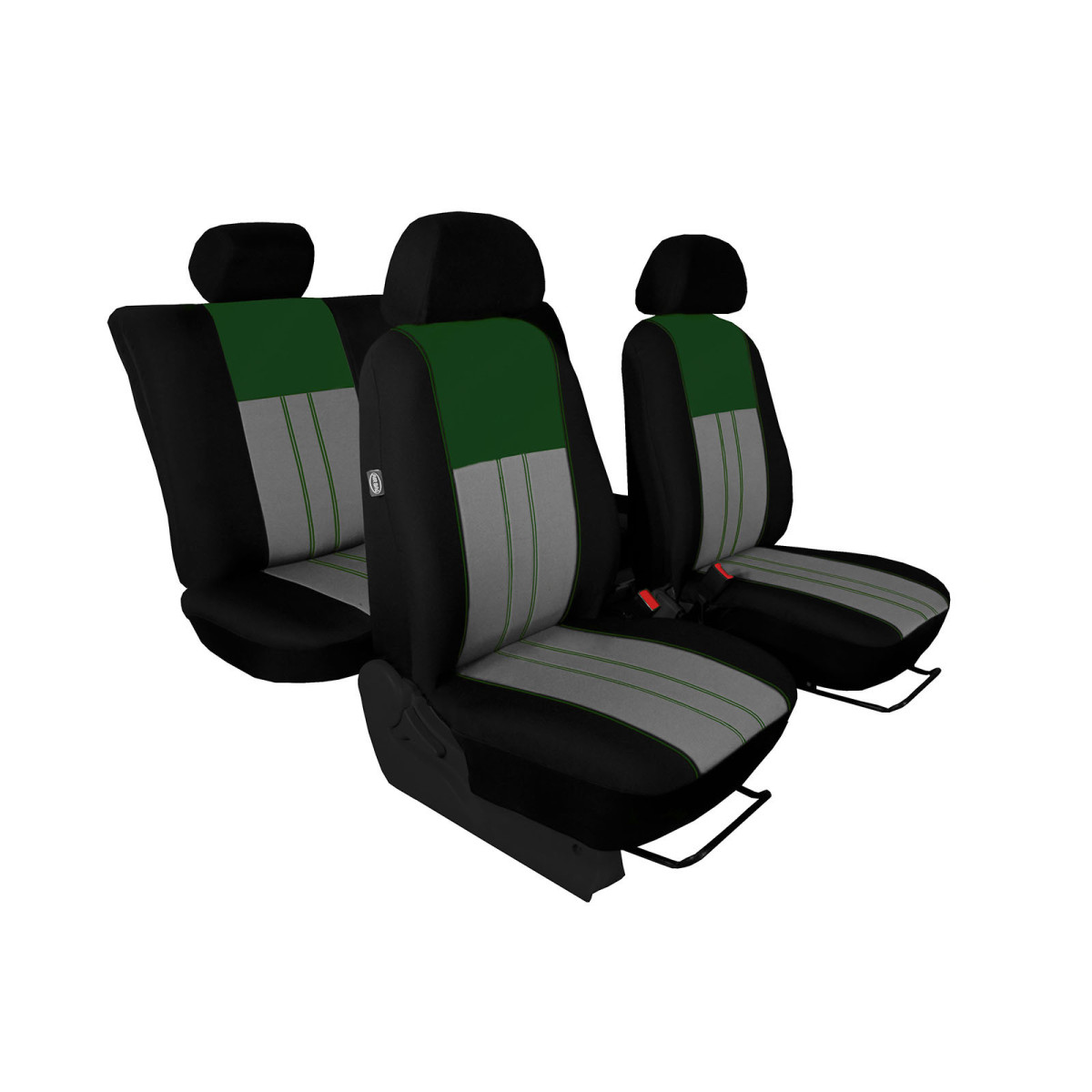TUNING DUE sitzbezüge (textil) Ford Transit Custom Double Cab VII (5  sitzer)
