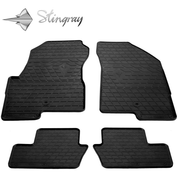 Gummimatten JEEP Compass 2006-2016, 4 Stk. / 1046044