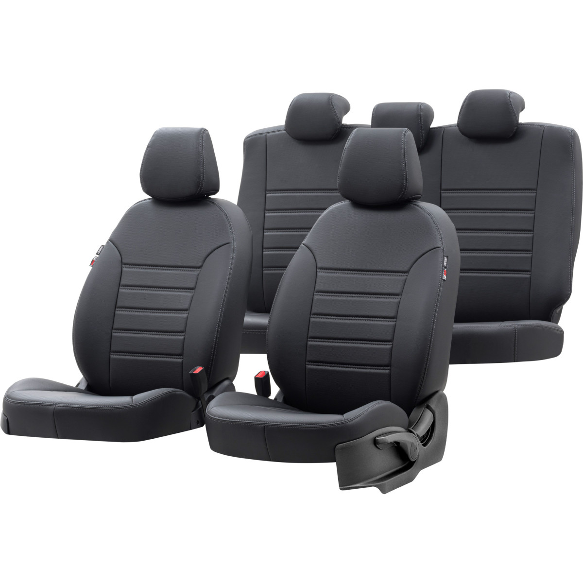 Easeadd Autositzbezüge aus Leder, passend für Select VW Tiguan 2. Gene –