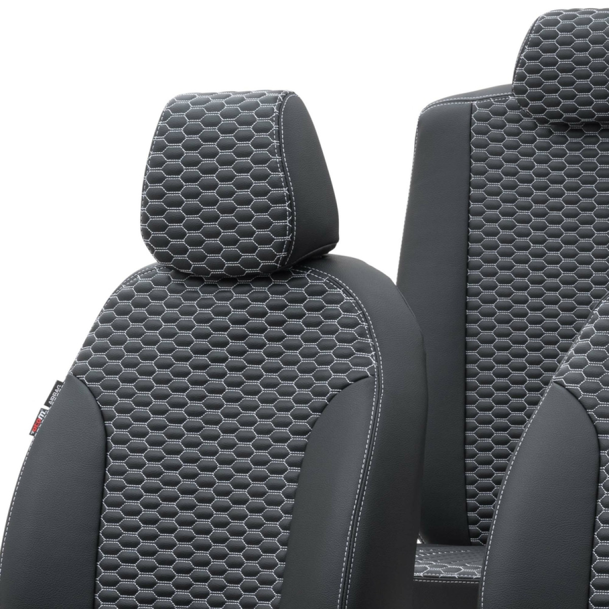 ROYAL sitzbezüge (öko-leder, textil) Mercedes-Benz Vito W447 (9