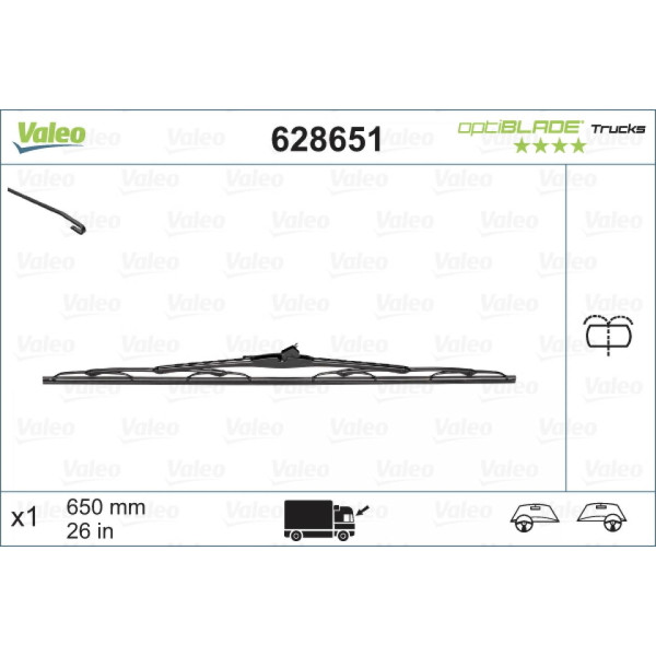 Wischer Valeo Optiblade Trucks, 650 mm