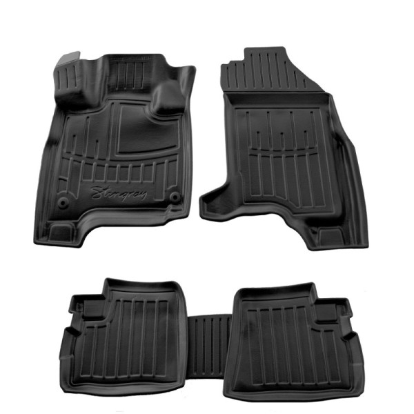 3D gummimatten CITROEN C-Zero 2010-2020, 5 pc. / schwarz / 5013155 / erhöhte kanten