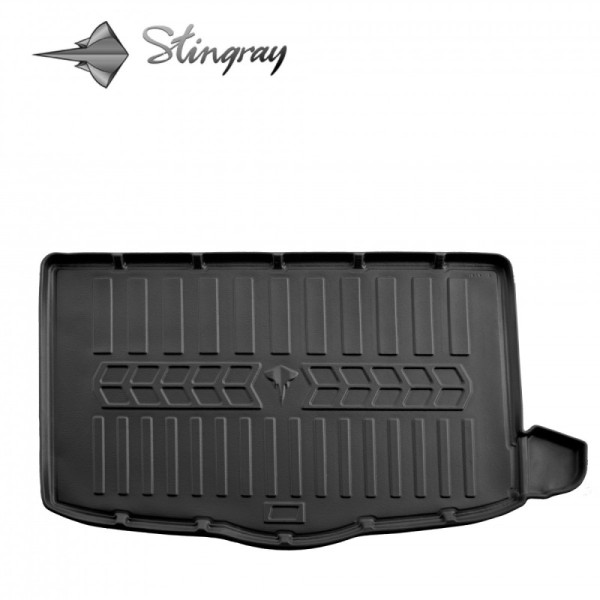 Kofferraummatte 3D aus Gummi NISSAN QASHQAI J11 2014-2021 (lower trunk) / 6014241 / erhöhte kanten